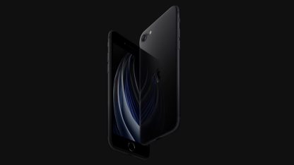 iPhone SE v černé barvě