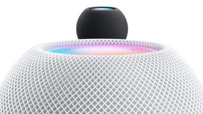 Detail ovládání Homepod mini