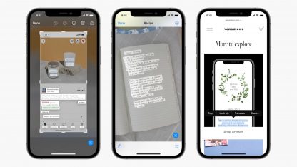 Nová funkce Live Text v iOS 15