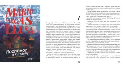 Knižní novinka Rozhovor u Katedrály