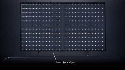 Detail podsvícení LCD televizí