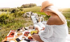 Piknik s knihou a dobrým jídlem