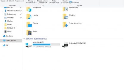 windows - odinstalace aplikací