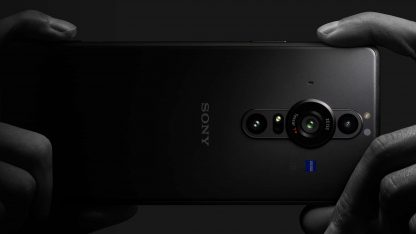 sony xperia pro-i v ruce při focení
