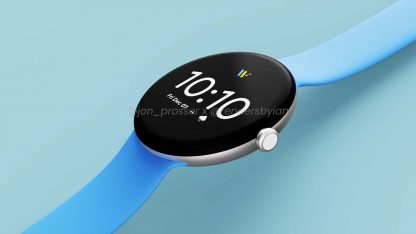 Render hodinek Google Pixel Watch