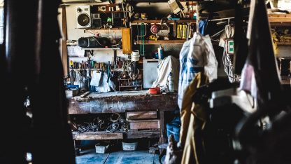 Garáž s nářadím