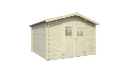 Dřevěná zahradní chatka